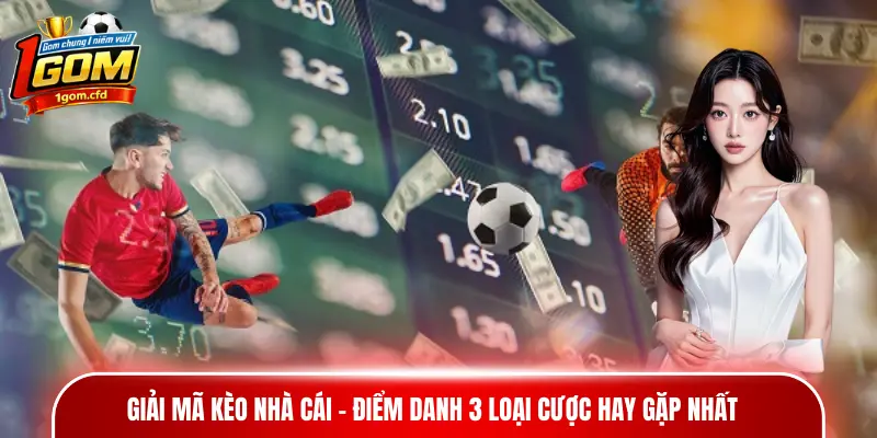 Giải mã kèo nhà cái - Điểm danh 3 loại cược hay gặp nhất